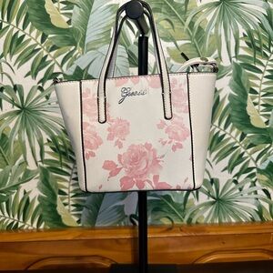 Coquette Guess Pink Floral Women's Mini  Tote Bag